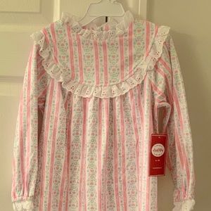 4T Lanz of Strazburg Flannel Nightgown Dress